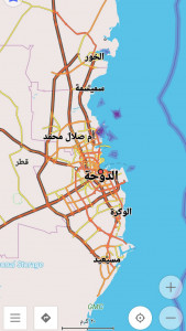 اسکرین شات برنامه نقشه آفلاین قطر و بحرین 1