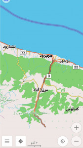 اسکرین شات برنامه نقشه آفلاین گیلان (اردبیل، زنجان) 7