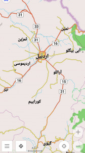اسکرین شات برنامه نقشه آفلاین گیلان (اردبیل، زنجان) 3