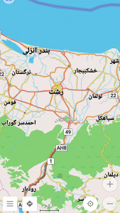 اسکرین شات برنامه نقشه آفلاین گیلان (اردبیل، زنجان) 1
