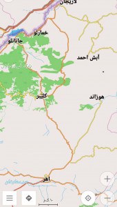 اسکرین شات برنامه نقشه آفلاین آذربایجان (شرقی و غربی) 4