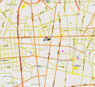 اسکرین شات برنامه نقشه آفلاین تهران 3