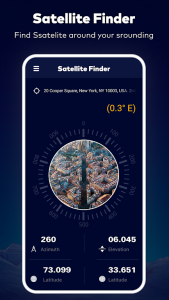 اسکرین شات برنامه Satellite Finder Director: GPS 2