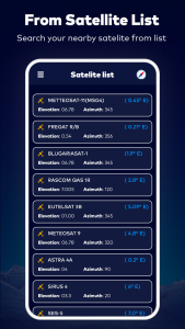 اسکرین شات 3 برنامه Satellite Finder Director: GPS