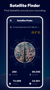 اسکرین شات 2 برنامه Satellite Finder Director: GPS