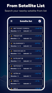 اسکرین شات برنامه Satellite Finder Director: GPS 3