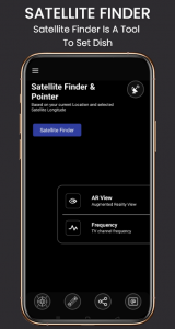 اسکرین شات برنامه SatFinder: satellite finder 1