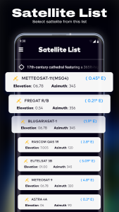 اسکرین شات 4 برنامه Satellite Finder(Dish Pointer)