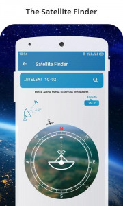 اسکرین شات برنامه Satfinder-Satellite Dish Align 2
