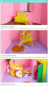 اسکرین شات برنامه How to Make Doll House 1