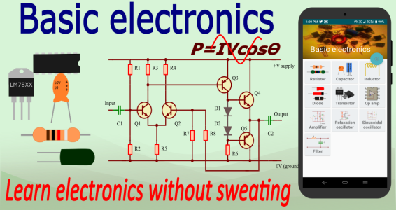 اسکرین شات 1 برنامه Basic Electronics: Study guide