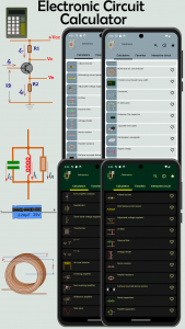 اسکرین شات برنامه Electronics circuit calculator 1