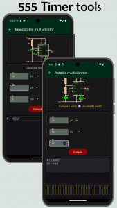 اسکرین شات برنامه Electronics circuit calculator 5