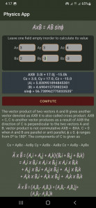 اسکرین شات برنامه Physics: Notes & calculator 4