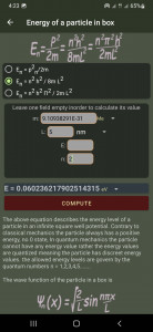 اسکرین شات برنامه Physics: Notes & calculator 8