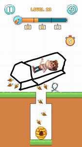 اسکرین شات 3 بازی Save Him - Draw To Save