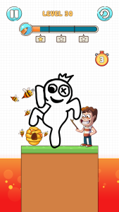 اسکرین شات 2 بازی Save Him - Draw To Save