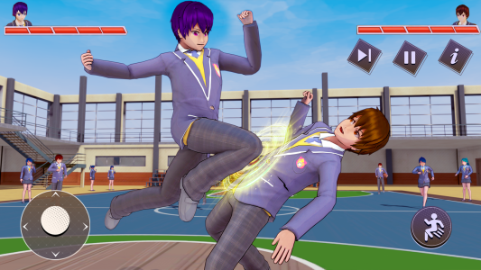 اسکرین شات 2 بازی Anime High School Boy Life 3D