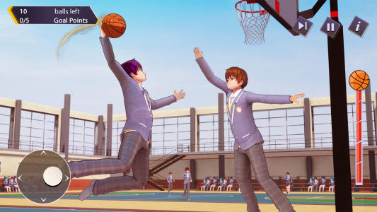 اسکرین شات 3 بازی Anime High School Boy Life 3D