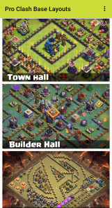 اسکرین شات 1 برنامه Pro Clash of Maps Base Layouts