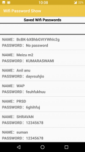 اسکرین شات برنامه WiFi Password Show 4