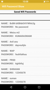 اسکرین شات برنامه WiFi Password Show 6
