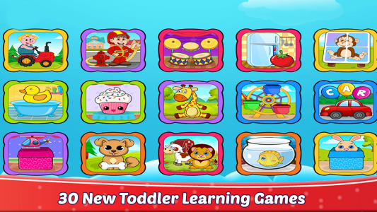 اسکرین شات بازی Toddler Games 2, 3, 4 Year Kid 1