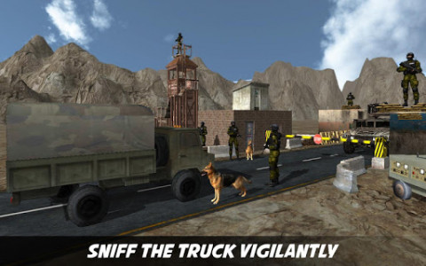 اسکرین شات بازی Border Patrol Sniffer Dog : Commando Army Dog Sim 4