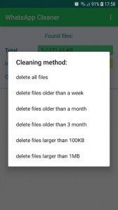 اسکرین شات برنامه Cleaner for WhatsApp 3