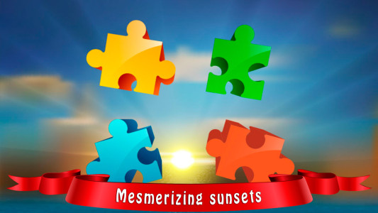 اسکرین شات 1 بازی Puzzles for adults sunset