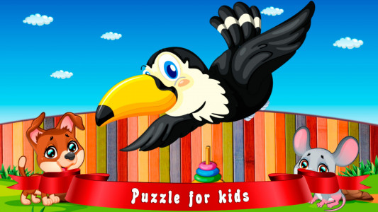 اسکرین شات بازی Logic games: jigsaw for kids 1