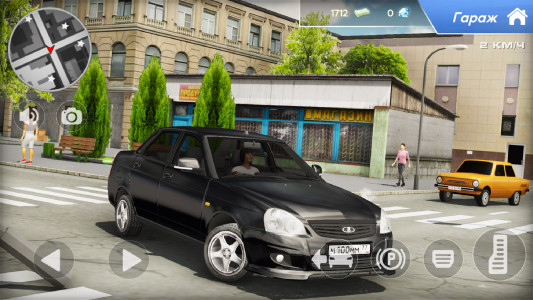 اسکرین شات 1 بازی Симулятор машины Лада в городе