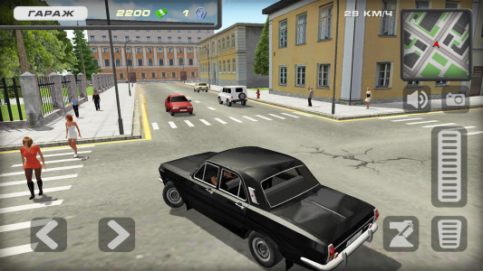 اسکرین شات بازی GAZ 24: Russian Car Simulator 1
