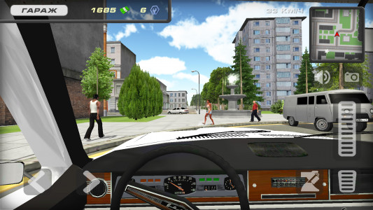 اسکرین شات بازی GAZ 24: Russian Car Simulator 3