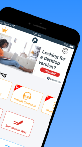 اسکرین شات 2 برنامه PTE Success - Exam Preparation