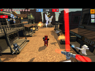 اسکرین شات بازی Pixel Fury: Multiplayer in 3D 8