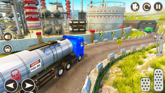 اسکرین شات برنامه Oil Tanker Transporter 2019: Free Offroad Games 2