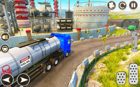 اسکرین شات برنامه Oil Tanker Transporter 2019: Free Offroad Games 6