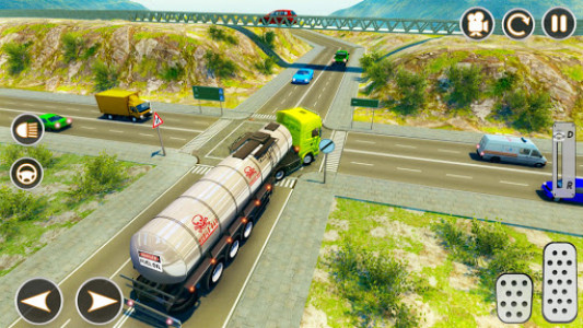 اسکرین شات برنامه Oil Tanker Transporter 2019: Free Offroad Games 1