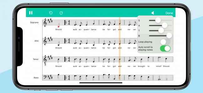 اسکرین شات برنامه Score Creator: write music 3