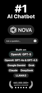 اسکرین شات 1 برنامه AI Chatbot - Nova