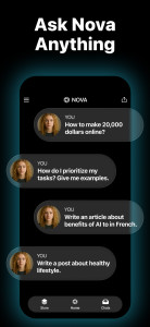 اسکرین شات 2 برنامه AI Chatbot - Nova