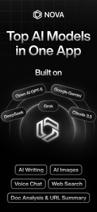 اسکرین شات 1 برنامه AI Chatbot - Nova