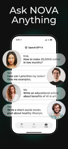 اسکرین شات 2 برنامه AI Chatbot - Nova
