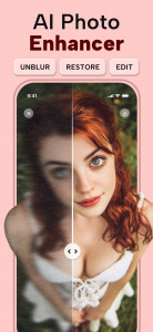 اسکرین شات 1 برنامه PhotoApp - AI Photo Enhancer