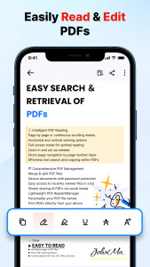 اسکرین شات 4 برنامه PDF Scanner, Reader & Editor