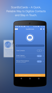 اسکرین شات برنامه ScanBizCards Lite - Business C 1