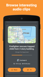 اسکرین شات 2 برنامه Scanner Radio - Police Scanner