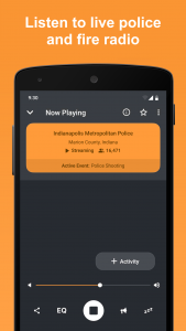 اسکرین شات برنامه Scanner Radio - Police Scanner 1