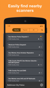 اسکرین شات برنامه Scanner Radio - Police Scanner 3